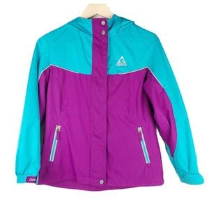Girls Gerry Hooded Rain Coat Small NWOT